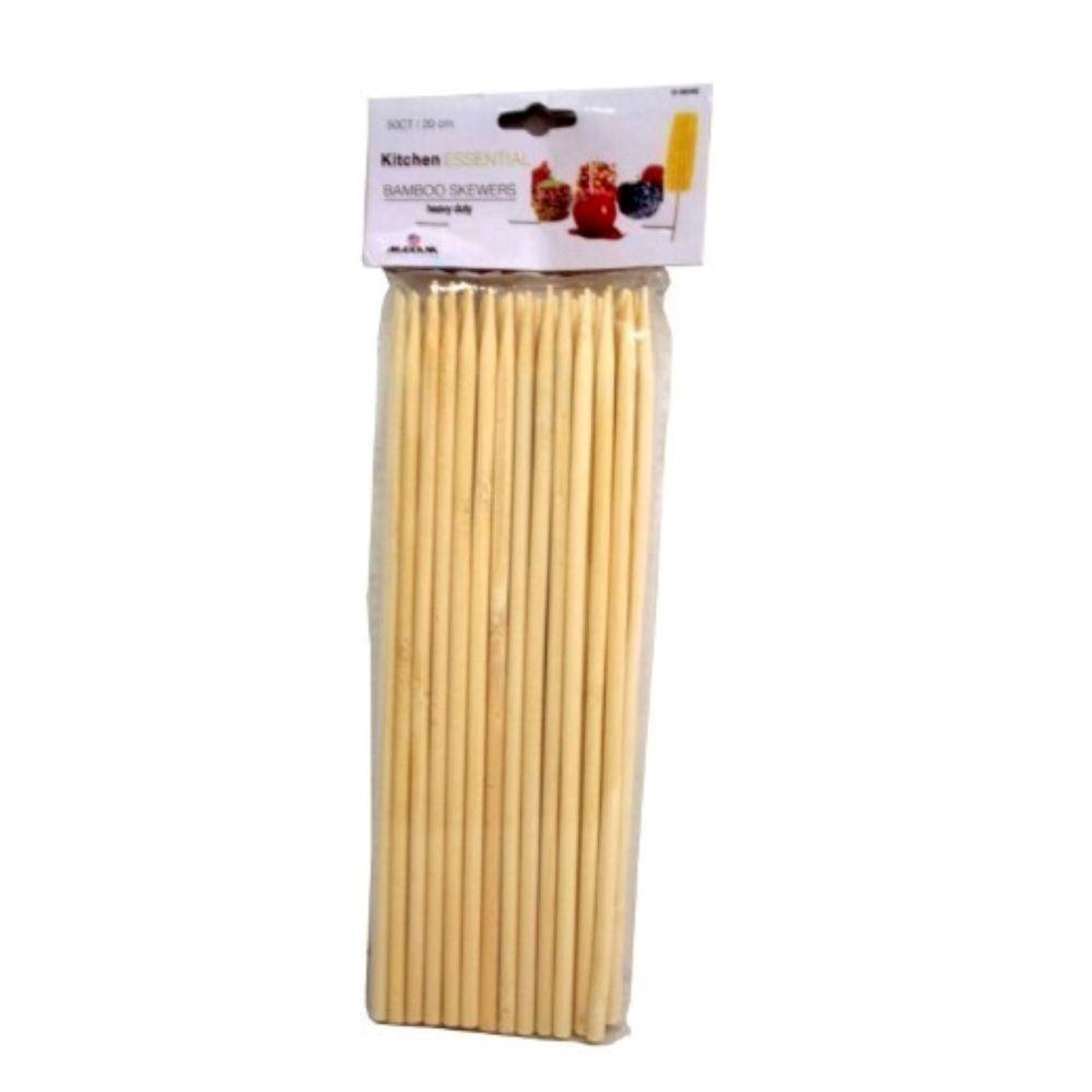 96 Wholesale 50piece Apple And Corn Bamboo Skewers image