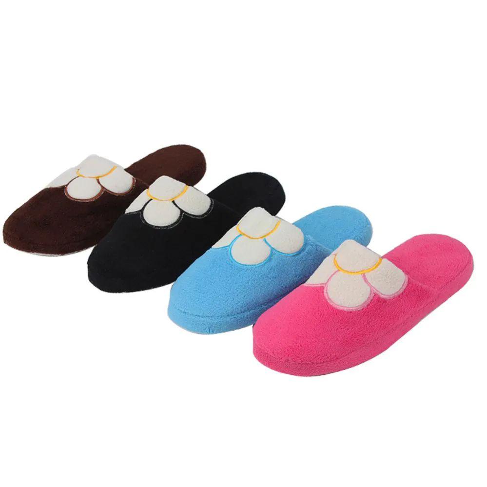 36 Wholesale Assorted Plushy Ladies' Slippers image