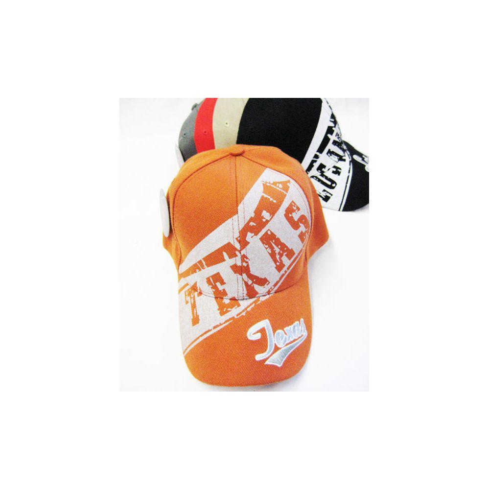 48 Wholesale "Texas" Base Ball Cap image