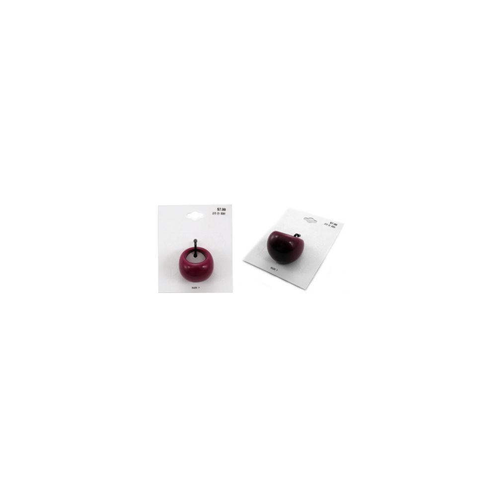 36 Wholesale Large Hard Plastic Ring With Round Shaped Top image
