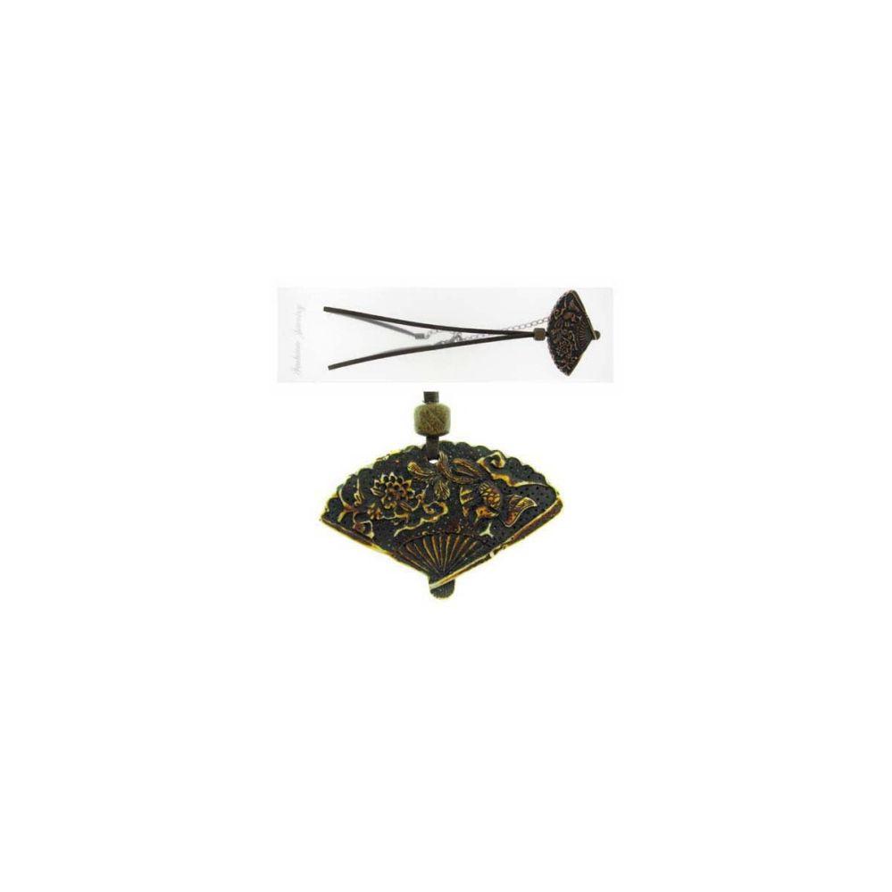 36 Wholesale Brown Leather Cord With Fan Shaped Pendant Necklace image