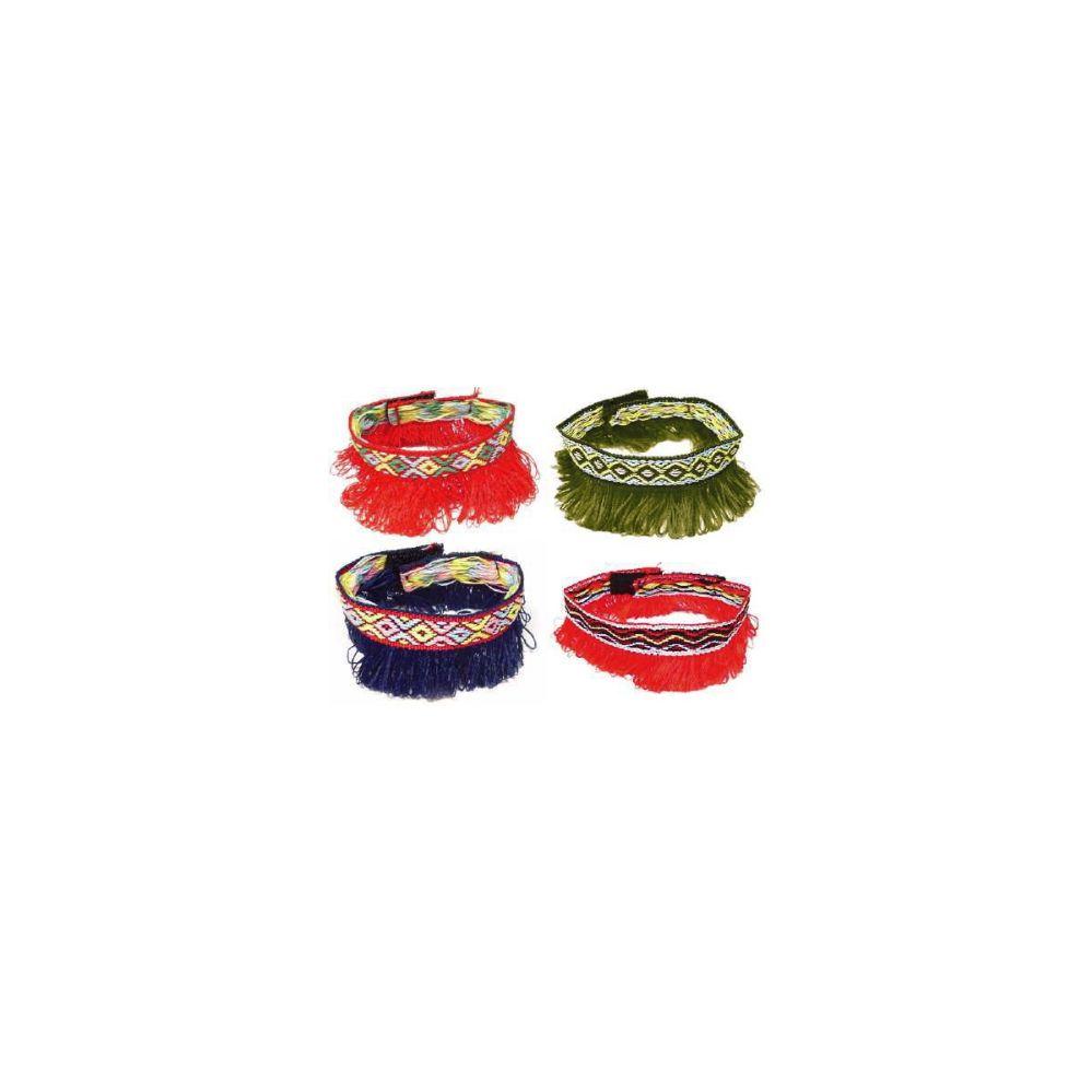 36 Wholesale Assorted Embroidered Pattern Fabric Bracelets image