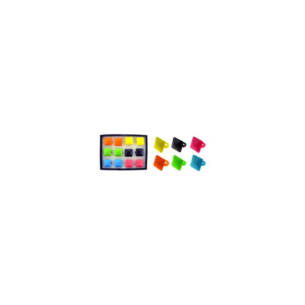 36 Wholesale Plastic Square Ring Display image