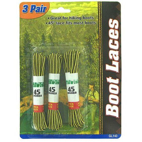 24 Wholesale 3 Pair Boot Laces image