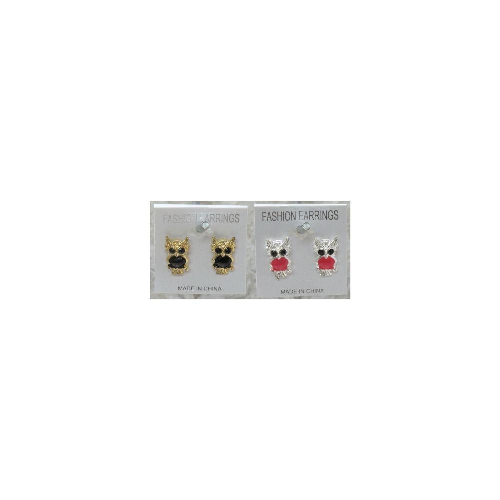 36 Wholesale Silver And GolD-Tone Post Earrings image