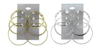 72 Wholesale Earring Trios Hoop Earrings image