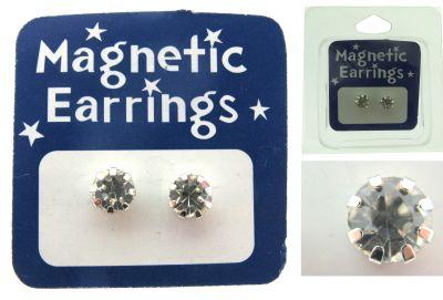 72 Wholesale Crystal Magnetic Earring image