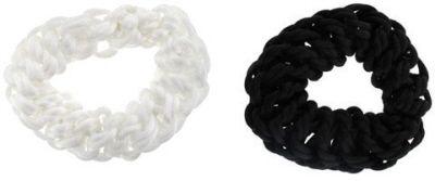 72 Wholesale Assorted Silky Cord Style Hair Scrunchies image