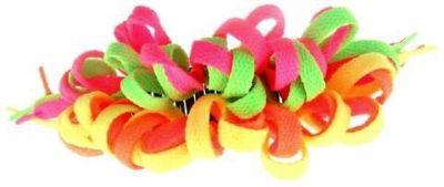 72 Wholesale Black Acrylic Hair Comb With Neon Color Shoe Laces image