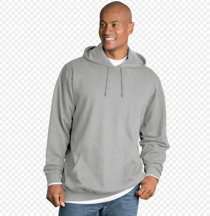 24 Wholesale Big Man Hooded Pullover Sweatshirt image