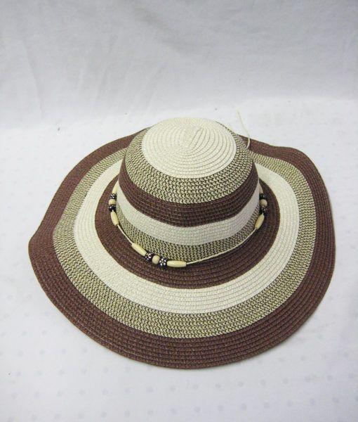 36 Wholesale Womens Multicolored Fashion Summer Hat image