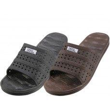 36 Wholesale Women's Soft Rubber Slide Open Toe Sandals image