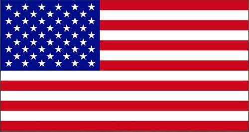 24 Wholesale American Flag Polyester image