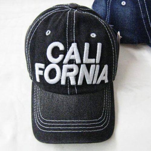 36 Wholesale " California" Printed Logo Baseball Cap image