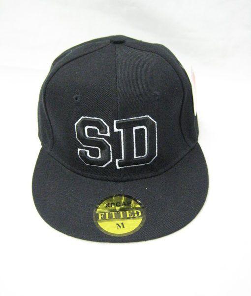 36 Wholesale "san Diego" Fitted Baseball Cap Assorted Colors image