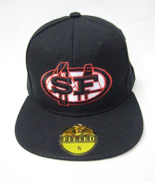 36 Wholesale "san Francisco" Fitted Baseball Cap Assorted Colors image