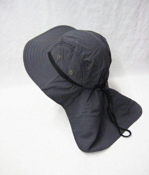 24 Wholesale Men's Cowboy Sun Hat In Gray image