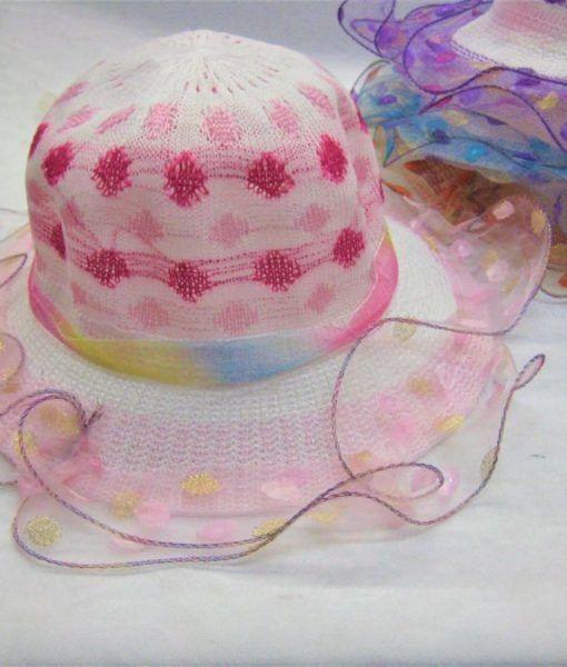 48 Wholesale Girls Sunflower Sun Hat image