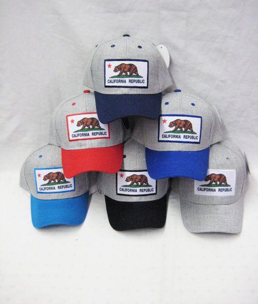 36 Wholesale Kid's "california Republic" Base Ball Cap image