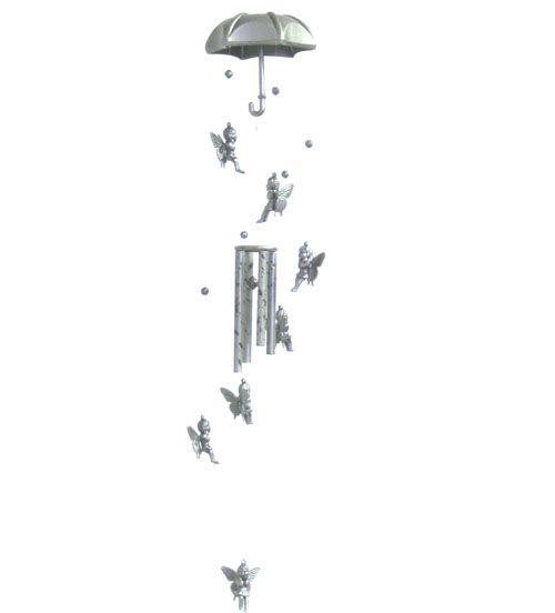 24 Wholesale Fairy Land Wind Chime Color Assorted image