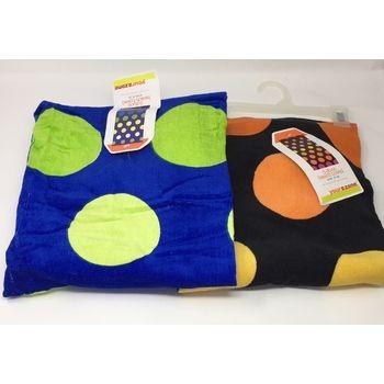 50 Wholesale Polka Dots Cabana Beach Towel - 30" X 60" image