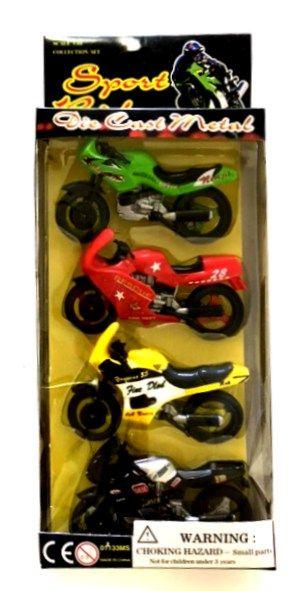 24 Wholesale 4 Piece Motorcycle Set, image