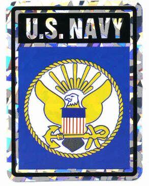 96 Wholesale 3" X 4" Decal, U. S. Navy image