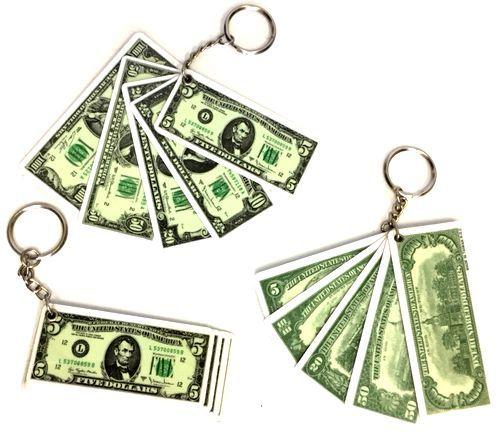 144 Wholesale Money Keychain image