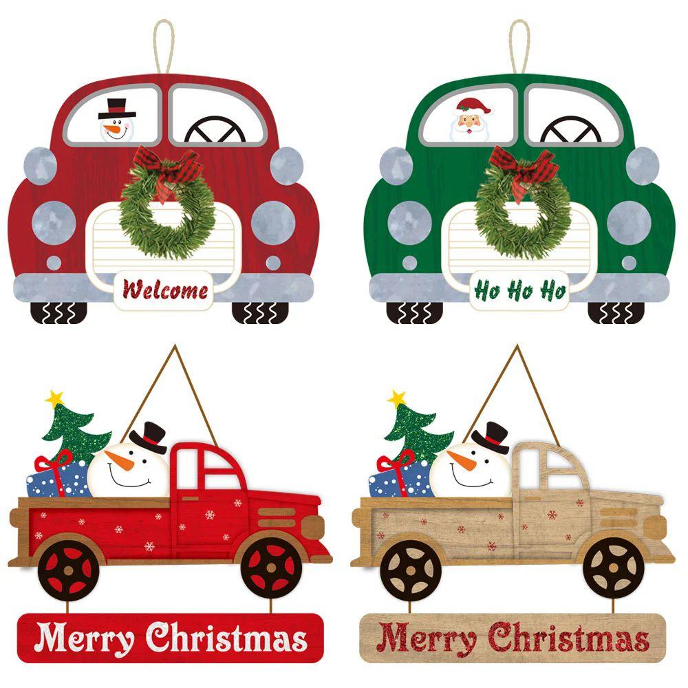 36 Wholesale Christmas Hanging Decoration Trucks image