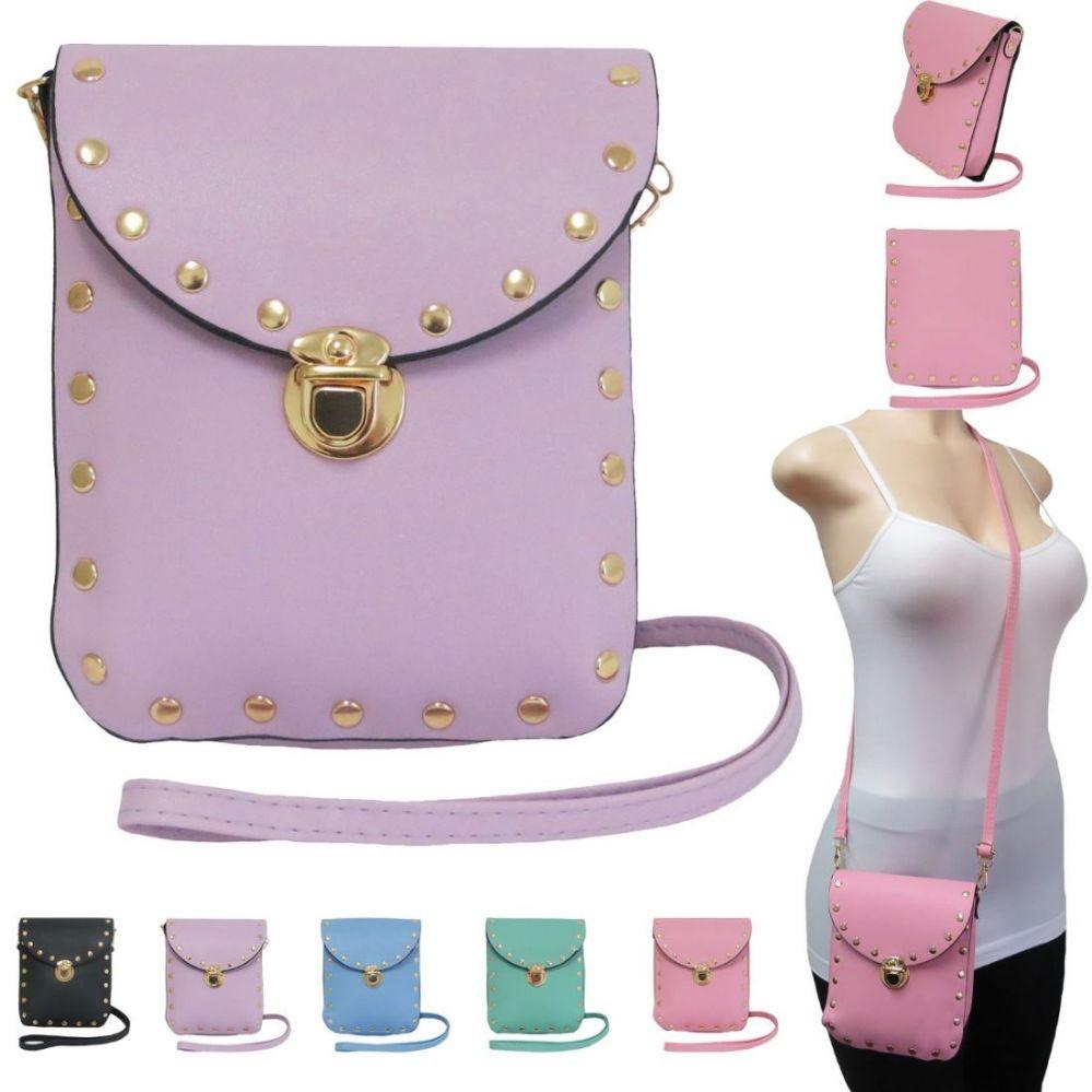 36 Wholesale 7" Crossbody Bags With/ Studs Embellishments image