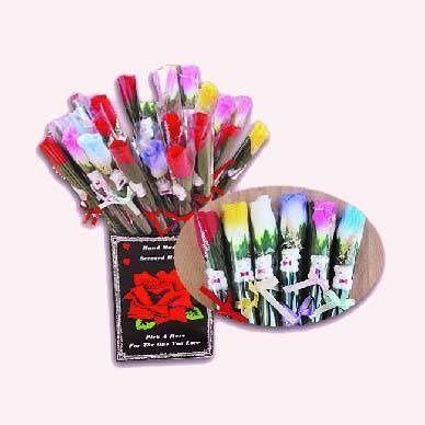 36 Wholesale Valentine 14 Inch Assorted Color Roses image