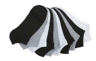 120 Wholesale Women's Mega No Show Socks Solid Colors image