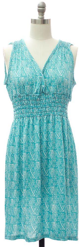 12 Wholesale Shoulder Cinch Midi Dress Torquoise image