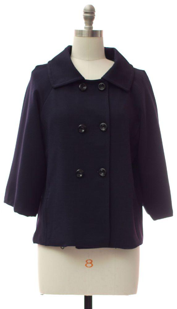 12 Wholesale Double Breasted Car Blazer Navy image