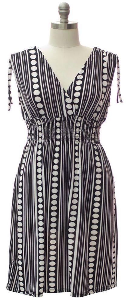 12 Wholesale Plus Shoulder Tie Midi Dress Black image