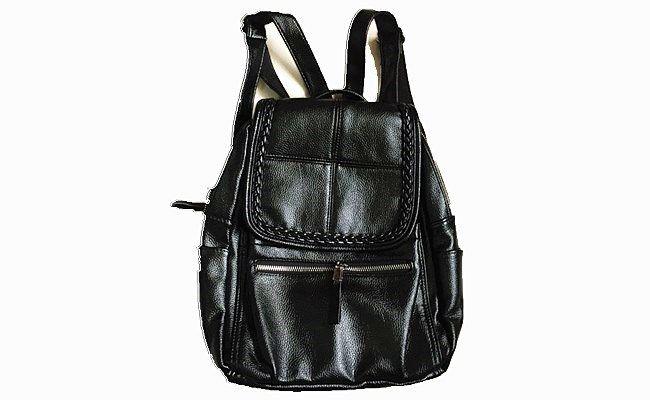 20 Wholesale Faux Leather Backpack Purse For Women image