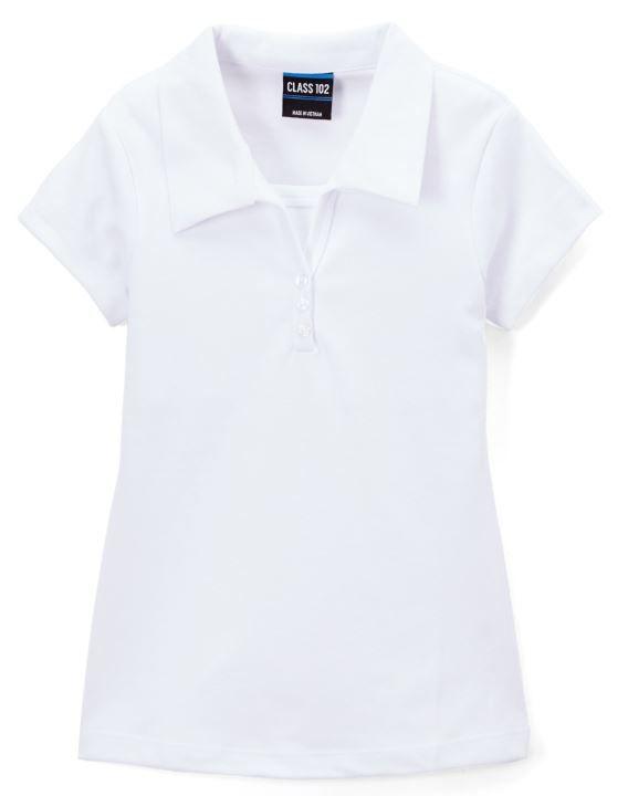 12 Wholesale Girls White Uniform Top Size 12 image