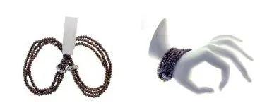 12 Wholesale Two Bronze Tone Stretch Bracelet Sets image