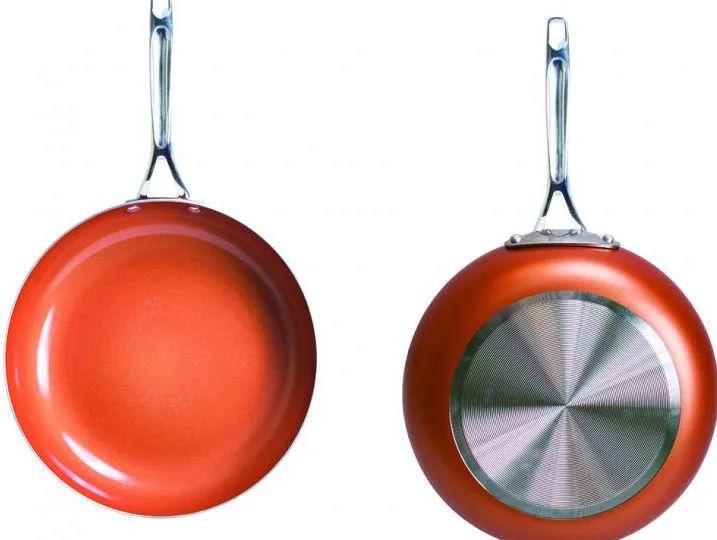 6 Wholesale Non Stick Ceramic Copper Coated Fry Pans image