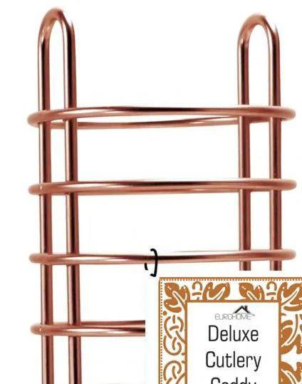 12 Wholesale Heavy Duty Copper Cutlery Holder image