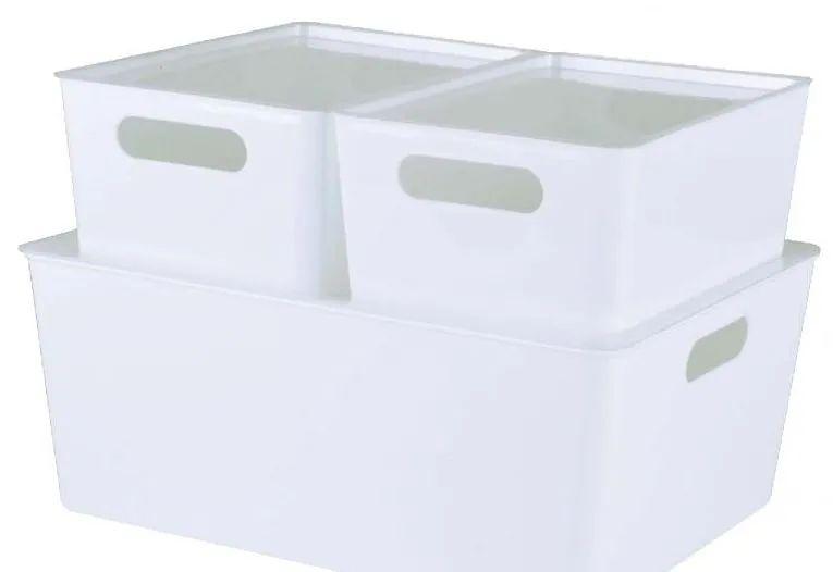 4 Wholesale Set Of 3 Storage Boxes With Lids image