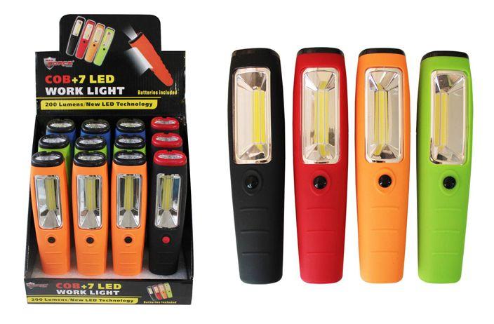 12 Wholesale 12 Cob Led 7 Led Worklight Ultra Bright image
