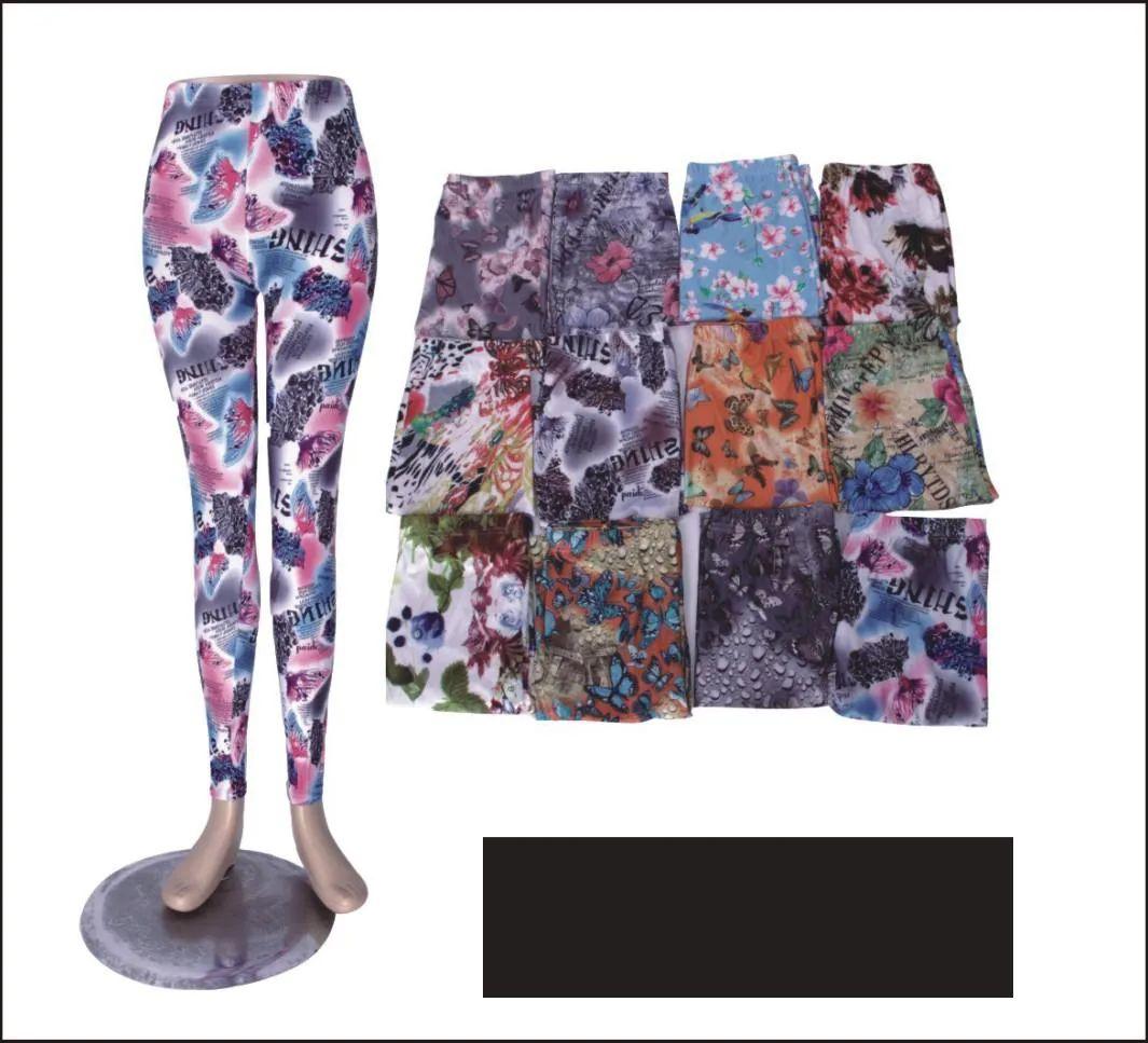 36 Wholesale FLORAL PRINT CROP PANTS image