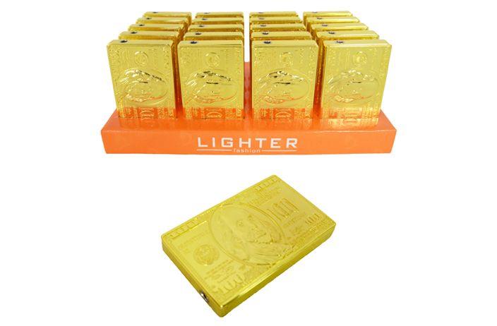 20 Wholesale Gold 100 Bill Lighter image