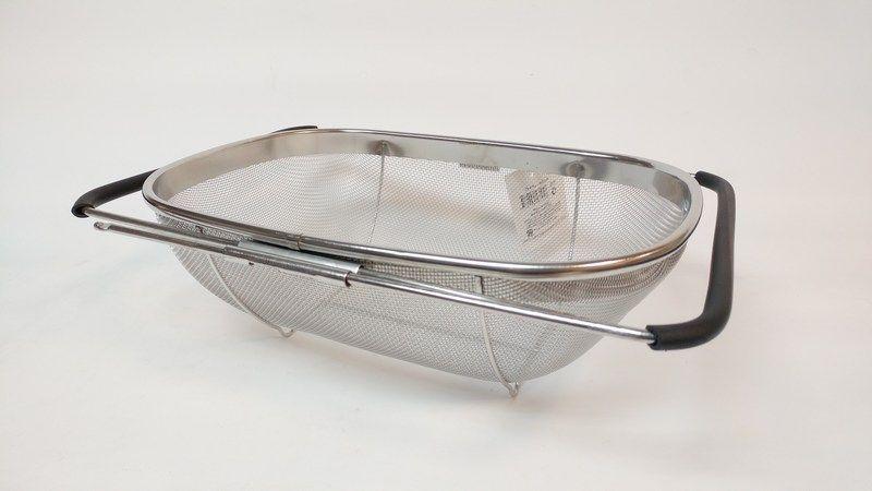12 Wholesale Stainless Steel Sink Strainer Mesh With Extending Rubber Grip Arm image