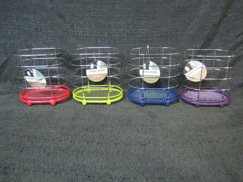 48 Wholesale Wire Holder Nonslip Oval 4 Assorted Colors image