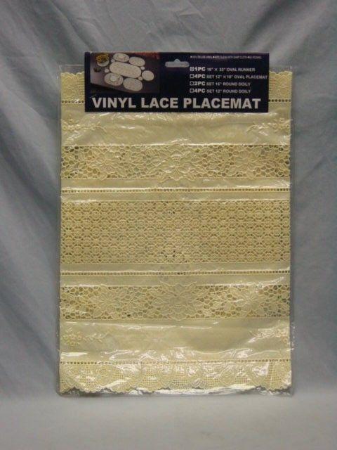 144 Wholesale Oval Runner Vinyl Lace image
