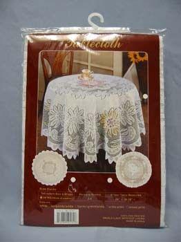 36 Wholesale Round Table Cloth Floral Print  image
