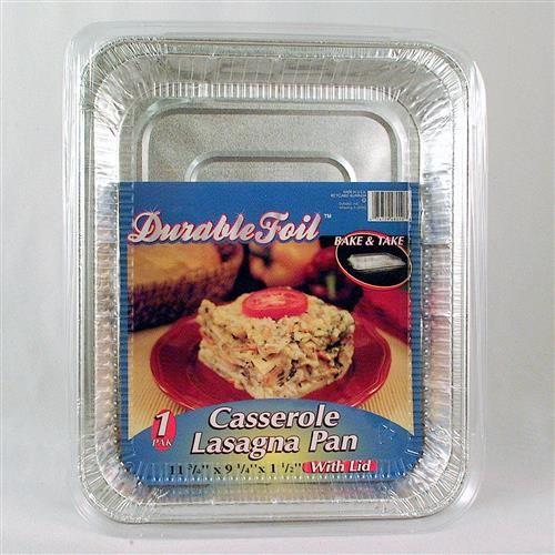 20 Wholesale Foil Casserole Lasagna Pan With Lid image