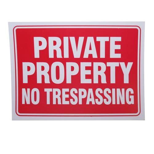 24 Wholesale Private Property Sign image